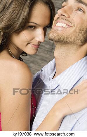 Stock Photo - Couple romancing. Fotosearch