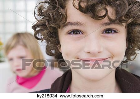 Portrait of a boy smiling View Large Photo Image Picture - Portrait of a boy smiling. Fotosearch