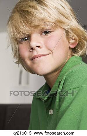 Portrait of a boy smiling View Large Photo Image Stock Image - Portrait of a boy smiling. Fotosearch