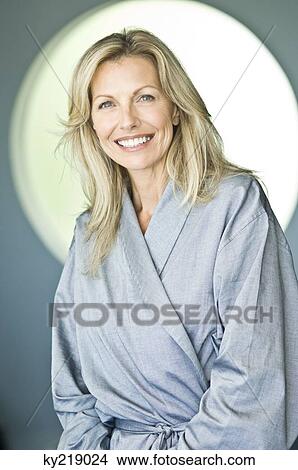 Portrait of a woman smiling View Large Photo Image Picture - Portrait of a woman smiling. Fotosearch