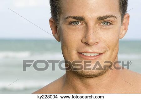Portrait of a man smiling View Large Photo Image Picture - Portrait of a man smiling. Fotosearch