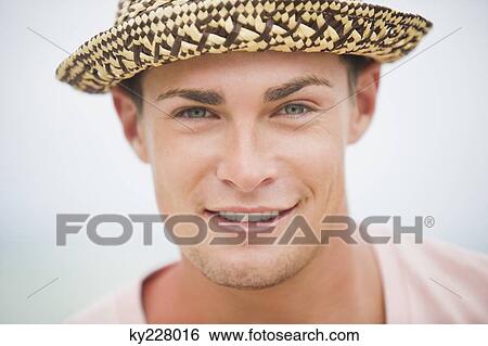 Portrait of a man smiling View Large Photo Image Stock Photograph - Portrait of a man smiling. Fotosearch