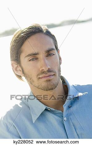 Stock Image - Portrait of a man. Fotosearch