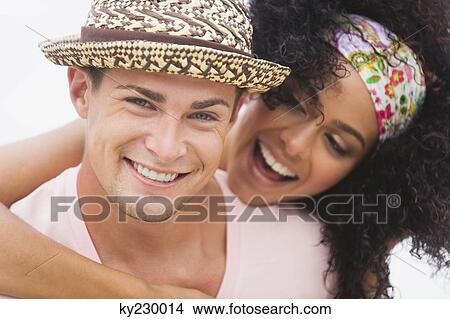 Picture - Close-up of a couple romancing. Fotosearch