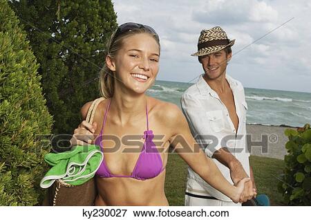 Couple at a tourist resort View Large Photo Image Stock Photo - Couple at a tourist resort. Fotosearch