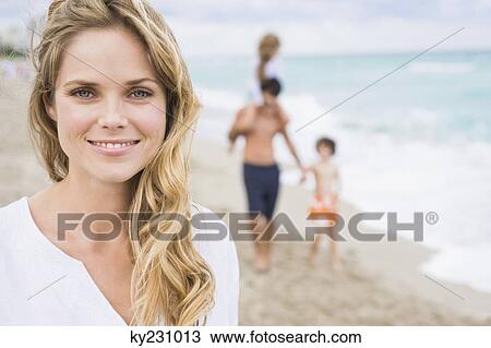 Portrait of a woman smiling View Large Photo Image Stock Image - Portrait of a woman smiling. Fotosearch