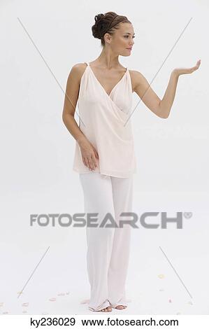Fashion model posing and smiling View Large Photo Image Stock Photo - Fashion model posing and smiling. Fotosearch
