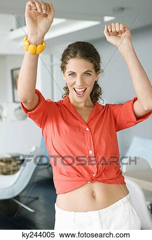Portrait of a woman smiling View Large Photo Image Stock Photography - Portrait of a woman smiling. Fotosearch