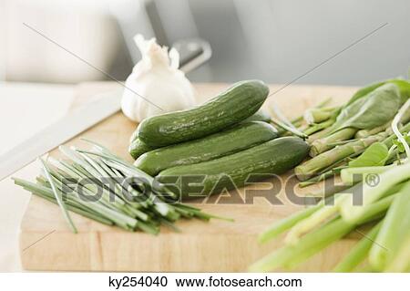 Stock Image - Vegetables in the kitchen. Fotosearch