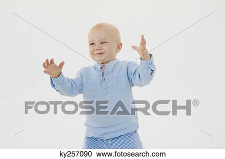 Close-up of a baby boy smiling View Large Photo Image Stock Image - Close-up of a baby boy smiling. Fotosearch