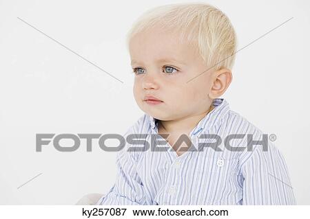 Stock Photo - Close-up of a baby boy. Fotosearch