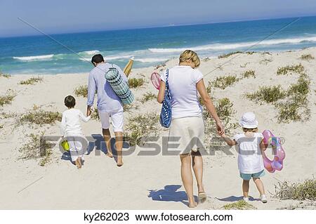 Family on vacations on the beach View Large Photo Image Stock Image - Family on vacations on the beach. Fotosearch