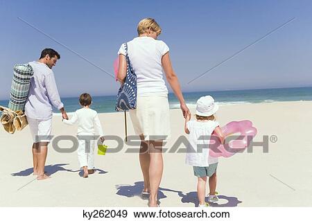Family on vacations on the beach View Large Photo Image Stock Photo - Family on vacations on the beach. Fotosearch
