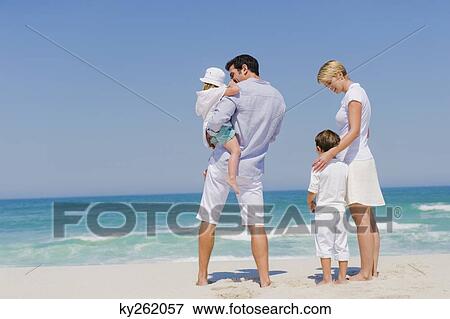 Family on vacations on the beach View Large Photo Image Stock Photo - Family on vacations on the beach. Fotosearch