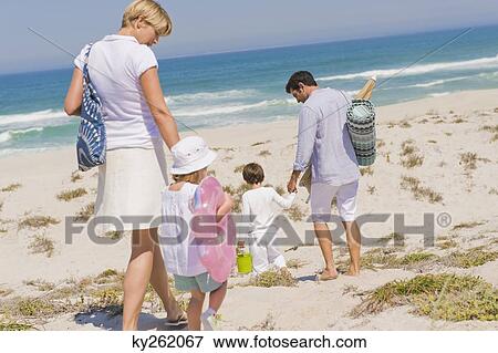 Family on vacations on the beach View Large Photo Image Stock Photo - Family on vacations on the beach. Fotosearch
