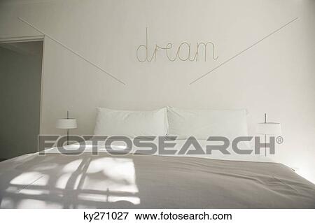 Interiors of a bedroom View Large Photo Image Stock Photo - Interiors of a bedroom. Fotosearch