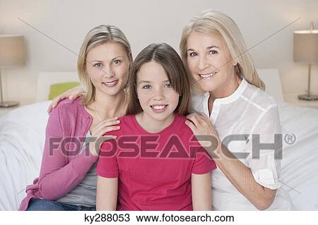 Portrait of a family View Large Photo Image Stock Image - Portrait of a family. Fotosearch