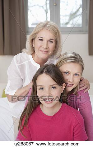 Portrait of a family View Large Photo Image Stock Photo - Portrait of a family. Fotosearch