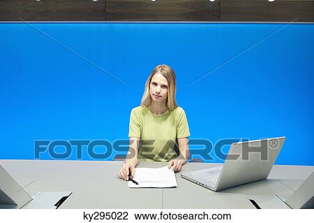 Businesswoman in a conference room View Large Photo Image Stock Image - Businesswoman in a conference room. Fotosearch