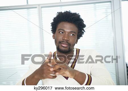 Businessman thinking View Large Photo Image Stock Photo - Businessman thinking. Fotosearch