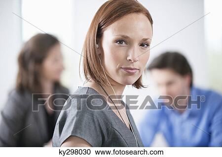 Portrait of a businesswoman View Large Photo Image Stock Image - Portrait of a businesswoman. Fotosearch