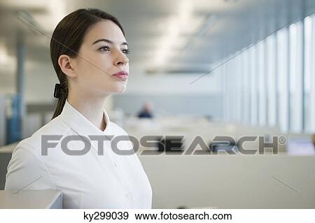Close-up of a businesswoman View Large Photo Image Stock Photo - Close-up of a businesswoman. Fotosearch