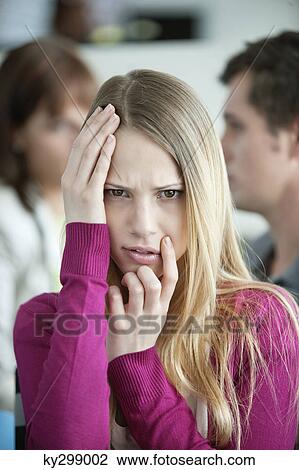 Portrait of a businesswoman looking surprised View Large Photo Image Stock Image - Portrait of a businesswoman looking surprised. Fotosearch