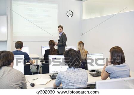 Business executives in a training class View Large Photo Image Stock Image - Business executives in a training class. Fotosearch
