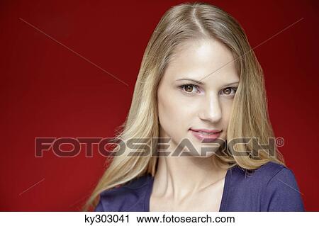 Portrait of a woman smiling View Large Photo Image Stock Image - Portrait of a woman smiling. Fotosearch