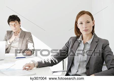 Business executives in a conference room View Large Photo Image Picture - Business executives in a conference room. Fotosearch