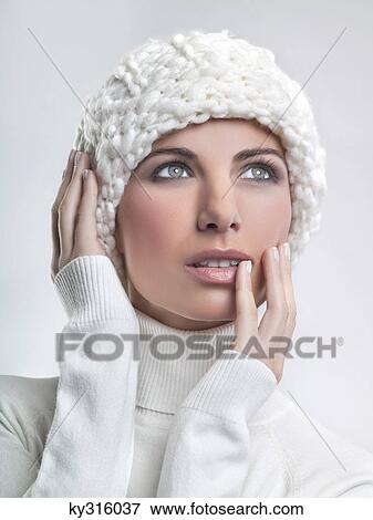 Young woman day dreaming View Large Photo Image Stock Photo - Young woman day dreaming. Fotosearch