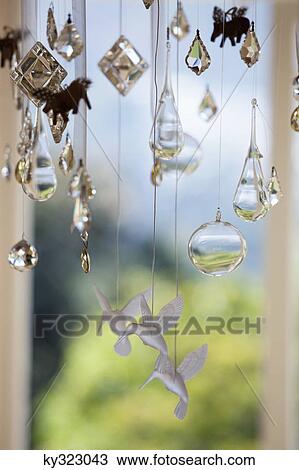 Close-up of a wind chime View Large Photo Image Stock Image - Close-up of a wind chime. Fotosearch