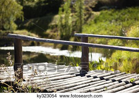 View of bamboo pier View Large Photo Image Picture - View of bamboo pier. Fotosearch