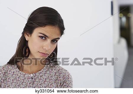 Portrait of a beautiful woman View Large Photo Image Picture - Portrait of a beautiful woman. Fotosearch