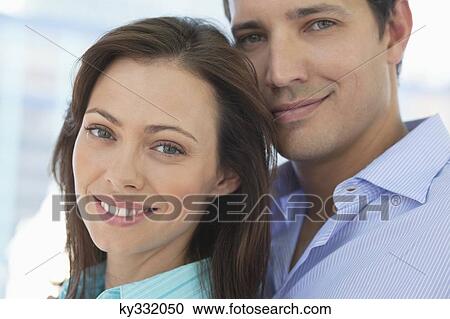 Portrait of a romantic couple View Large Photo Image Stock Image - Portrait of a romantic couple. Fotosearch