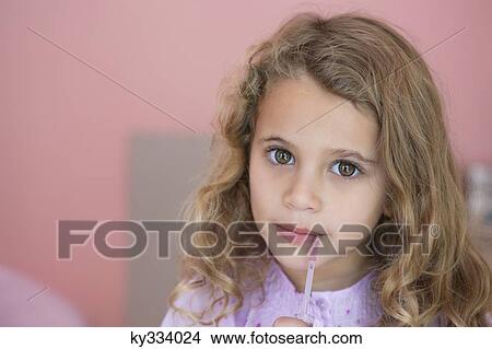 Portrait of a cute little girl View Large Photo Image Picture - Portrait of a cute little girl. Fotosearch