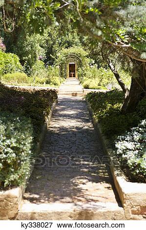 Front or back yard of a house View Large Photo Image Stock Photo - Front or back yard of a house. Fotosearch