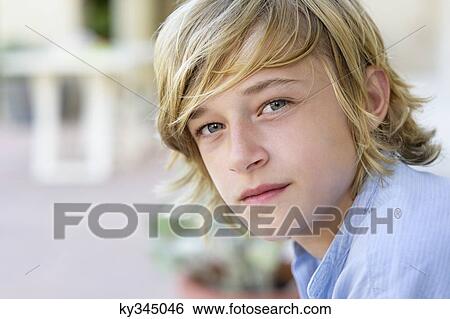 Portrait of a cute little boy View Large Photo Image Stock Photograph - Portrait of a cute little boy . Fotosearch