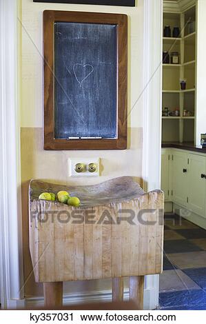 Details of blackboard with fruits kept on wooden stand View Large Photo Image Stock Image - Details of blackboard with fruits kept on wooden stand. Fotosearch