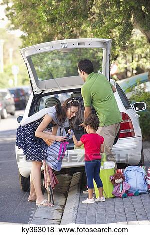 Family going on vacations View Large Photo Image Stock Photo - Family going on vacations. Fotosearch