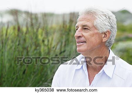 Close-up of a senior man View Large Photo Image Stock Photo - Close-up of a senior man. Fotosearch