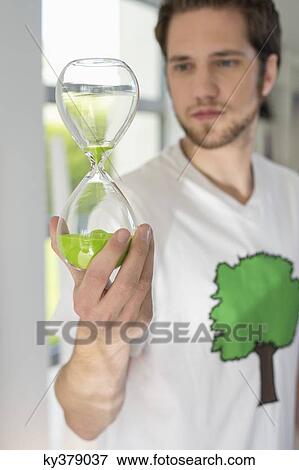hourglass green sand