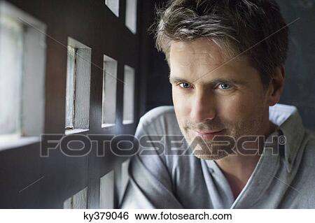 Stock Photograph - Portrait of a man. Fotosearch