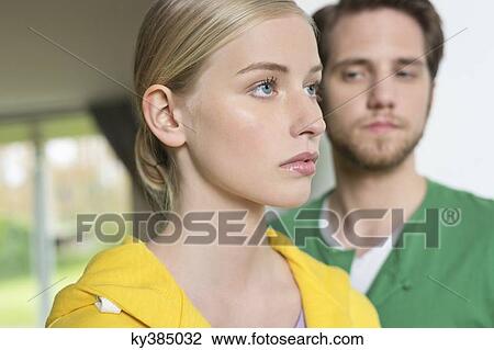 Stock Image - Couple crisis. Fotosearch