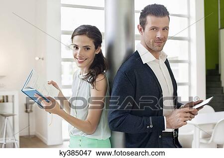 Stock Photo - Portrait of a couple. Fotosearch
