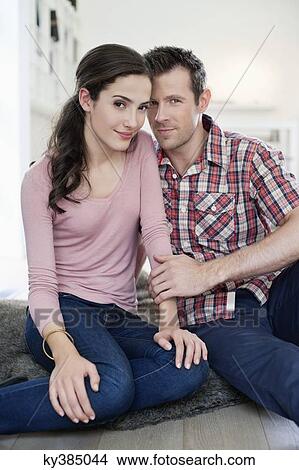 Portrait of a romantic couple View Large Photo Image Picture - Portrait of a romantic couple. Fotosearch