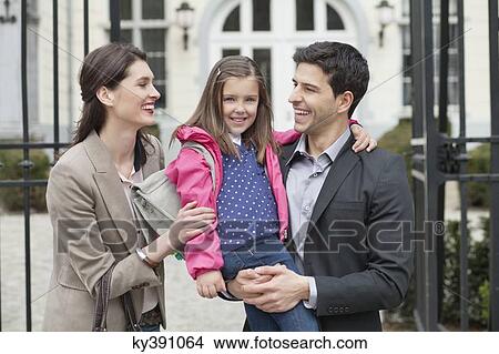 Picture - Happy family. Fotosearch