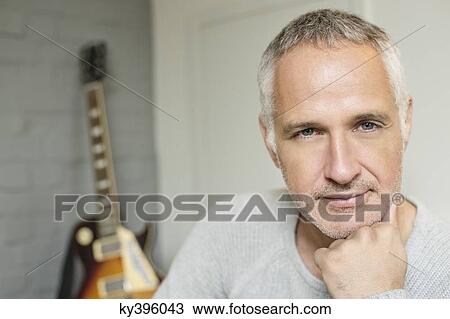 Portrait of a happy man View Large Photo Image Stock Image - Portrait of a happy man. Fotosearch