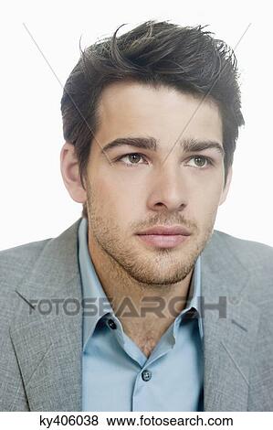 Close-up of a businessman View Large Photo Image Stock Photo - Close-up of a businessman. Fotosearch