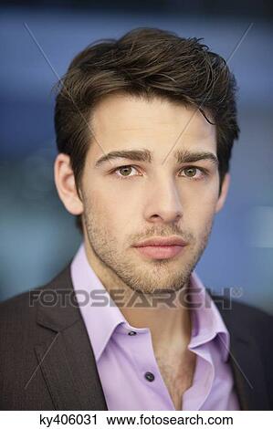 Stock Image - Portrait of a businessman. Fotosearch